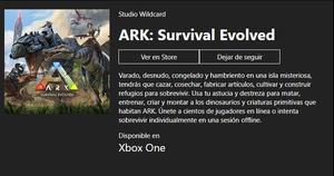 Vendo Ark para Xbox One