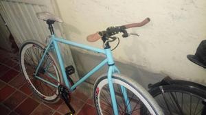 Bicicleta Fixie Color Azul
