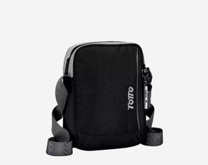 Bolso Totto Panguita Hombre Negro. Envío Gratis