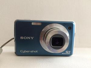 Camara Sony Cyber Shot 12.1 Megapixeles Color Azul usada