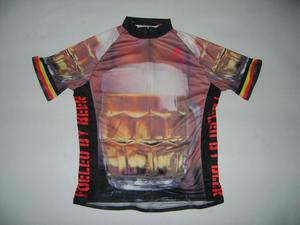 Camiseta De Ciclismo Cerveza, Bicicleta y Cerveza Camisa WOW