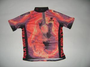 Camiseta De Ciclismo De Rock And Roll, Guitarra Ciclismo Wow