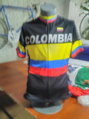Camiseta de Ciclismo de Colombia Nueva
