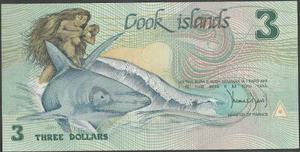 Islas Cook 3 Dollars Nd P3a