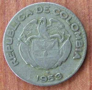 Moneda Colombia 10 Centavos Calarca  B # 27