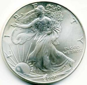Moneda De Plata Americana 1 Oz Plata.999 -