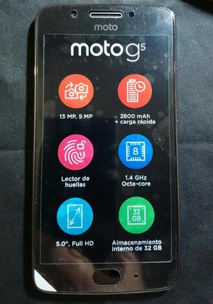 Motorola G5 Excelente Estado, en Caja