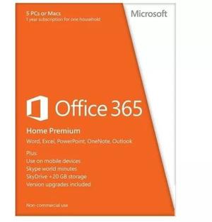 Office 365 Home Premium 5 Pc, Mac, Ipad, Y Otros