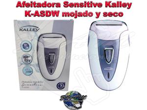 Practica Rasuradora Afeitadora Sensitive Kalley KASDW mojado