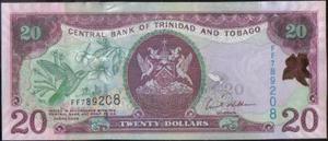 Trinidad Y Tobago 20 Dollars  P49