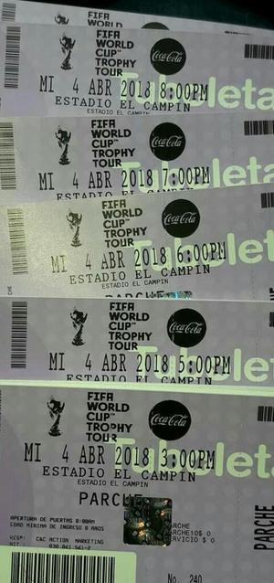 Boletas para El Trophy Tour Copa Mundo