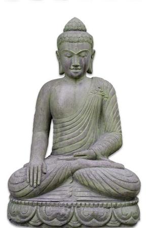 Budha en piedra auténtico