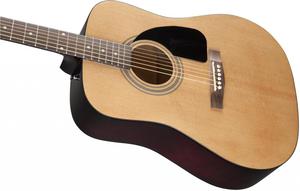 Guitarra Acustica Fender Fa—100 estuche Fender afinador