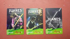 Tarjetas Amigo comcel Juanes