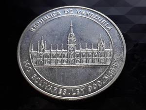 Vendo moneda de plata ley 900 de Venezuela 