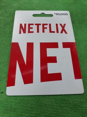 Remato Tarjetas Netflix Precarga 50mil