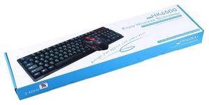 COMBO TECLADO MOUSE INALAMBRICO HK 