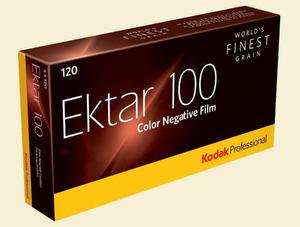 Ektar 100 Rollos Fotográficos Color 120mm. Caja X 5 Rollos.