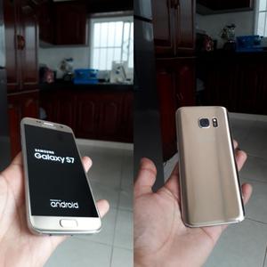 Samsung Galaxy S7 Dorado Lindo Y Bello