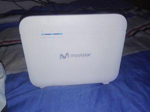 Adquirir servicio de internet Movistar, modem.