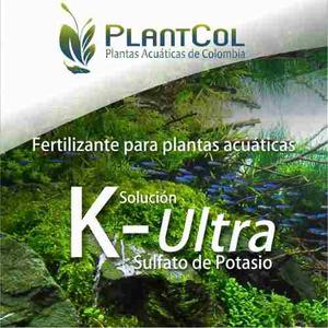 K-ultra Potasio Abono Fertilizante Plantas Acuario 1 Litro