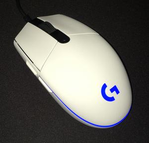 Logitech G102 G203 Gaming blanco.