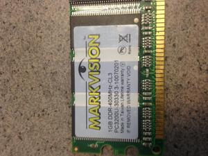MEMORIAS DDR1 1 GB
