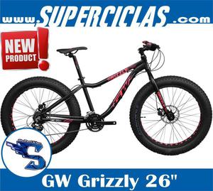 Bicicleta Gw Fat Grizzly Rin 26