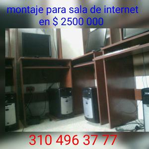 Montaje de Internet por 2 Millones 500 M