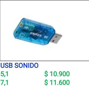 Se vende USB Sonido