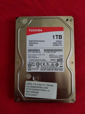 Vendo Hdd Toshiba de 1tb.