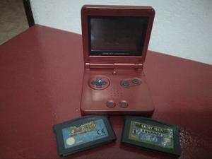 Game Boy Advance Sp Con Dos Juegos