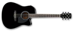 Guitarra Electroacustica Ibanez Pf15ece Tbs Azul Negra Pf15