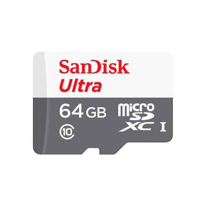 MEMORIA MICRO SD 64GB CLASE 10 SANDISK ADAPTADOR