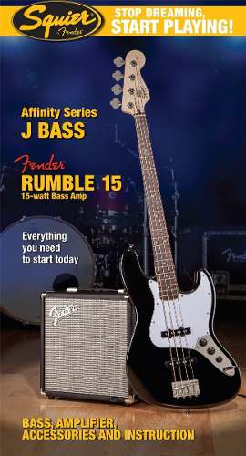 Pack Bajo Fender Squier Affinity Jazz Bass