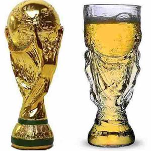 2 Vasos De Cristal Copa Mundial Rusia  Entrega Inmediata