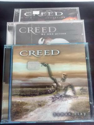 3 Cds Originales de Creed