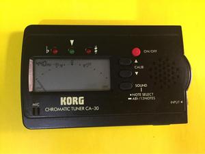 Afinador Korg Chromatic Tuner Ca30 Usado Probado Instrumento