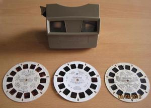 Antiguo Estereoscopio Visor Viewmaster Gaf 3d Usado Retro