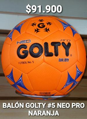 Balón Fútbol Golty 5 Neo Pro Naranja