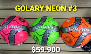 Balón de Fútbol 3 Golary Neon 