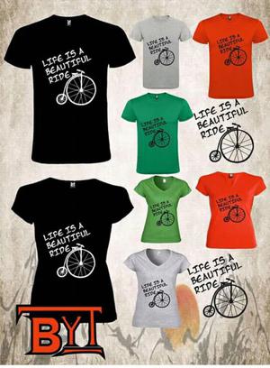 Camisetas Amantes a Las Bicicletas