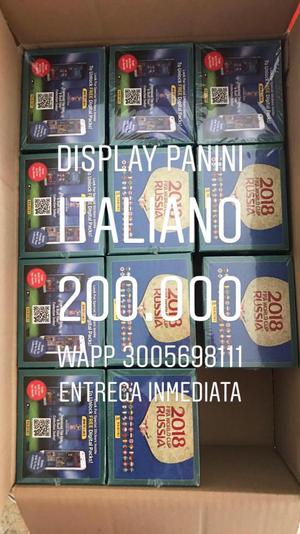 Display Caja Panini Mundial Italiana