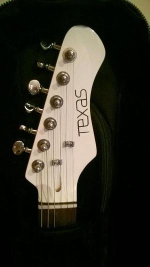 Guitarra Eléctrica Texas Color Blanco