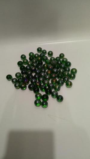 Juego Bolas Cristal Verde Decorativas