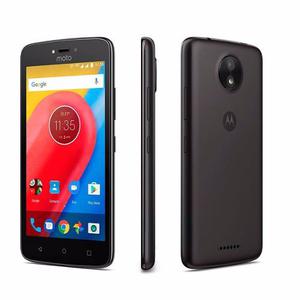 Motorola Moto C Plus Flash Frontal Dorado Y Negro 16gb