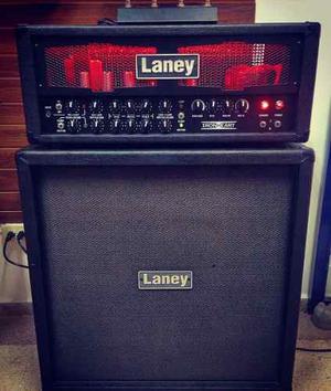 Amplificador Laney Ironheart Con Cabina + Footswitch