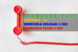 Minutos Colombia Voip... $15