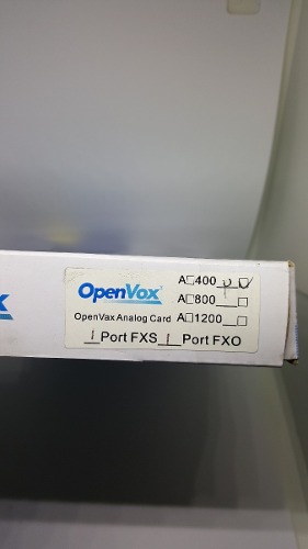 Tarjeta Openvox A400p - 1 Puerto Fxs/fxo Pci Tipo Asterisk