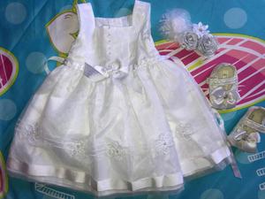 VESTIDO PARA BAUTIZO talla 3 a 6 meses